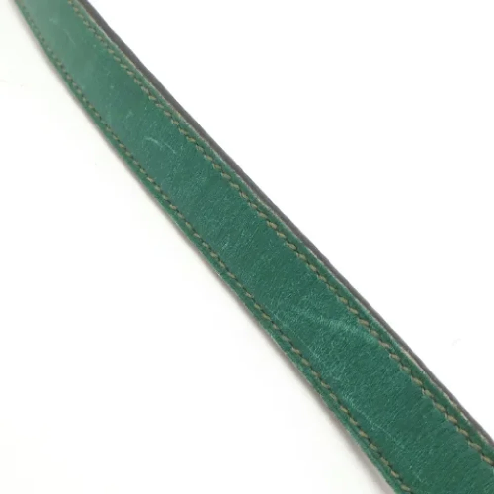 Hermès Vintage Pre-owned Leather belts Green Dames