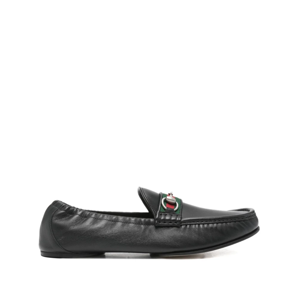 Gucci Men's Black Loafers, 10 Uk, Horsebit 1953 Loafer