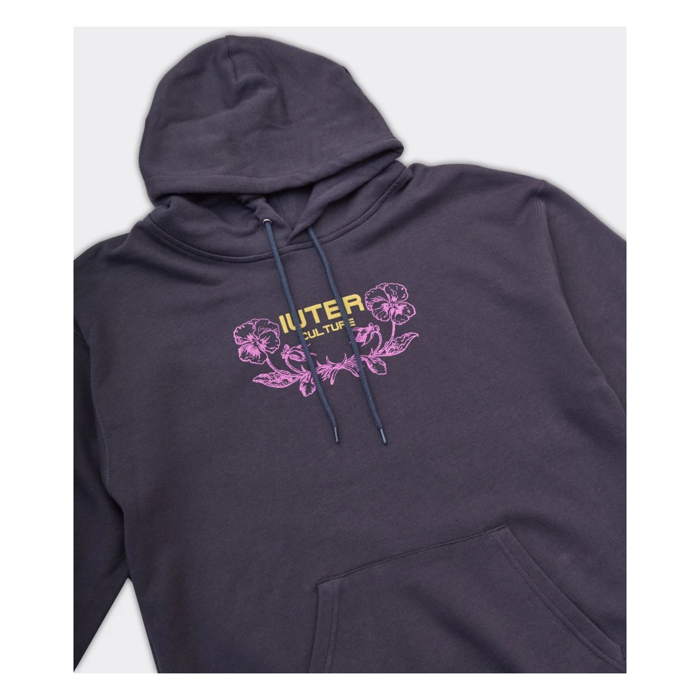 Iuter Cultuur Asfalt Hoodie Gray Heren