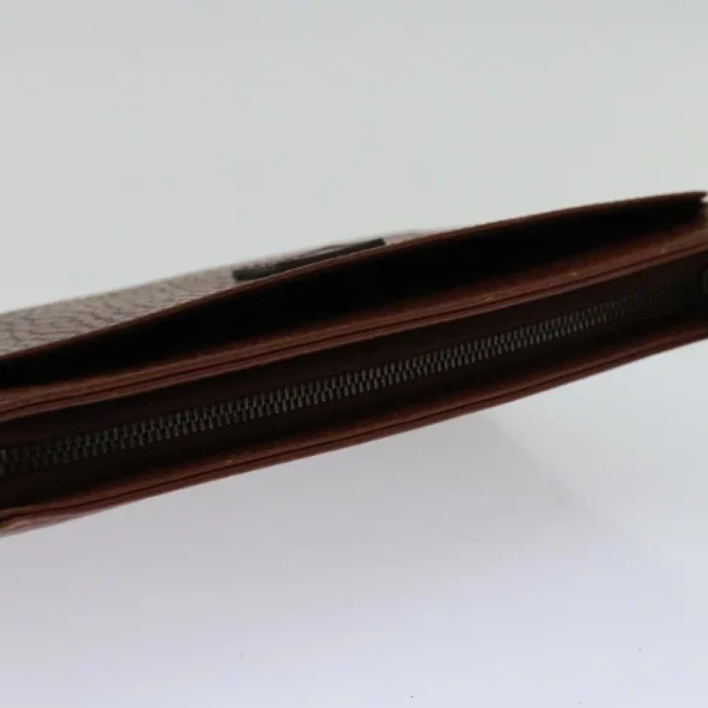 Burberry Vintage Pre-owned Leather clutches Brown Dames