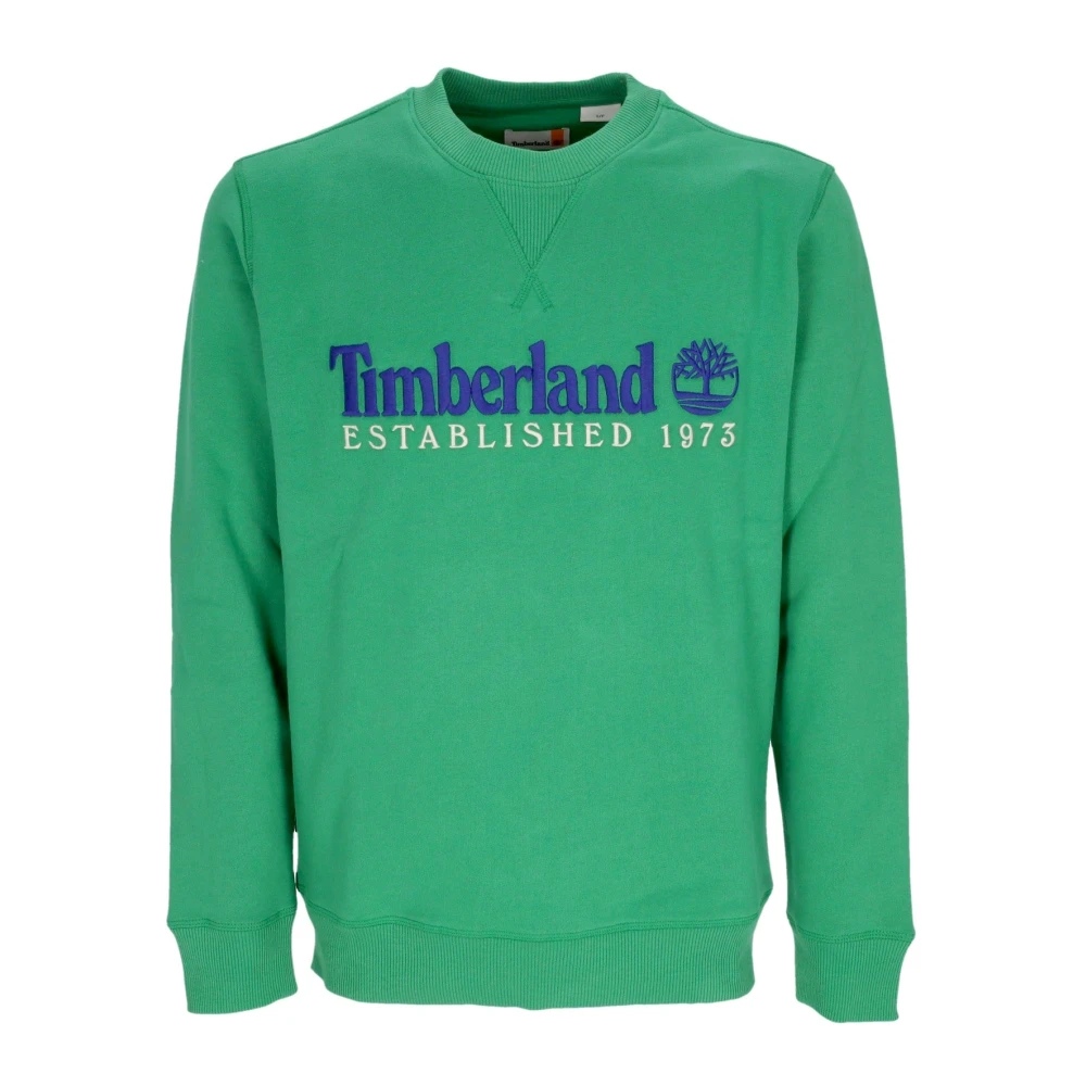 Timberland Men's Green Xl, Vintage Crewneck Sweatshirt