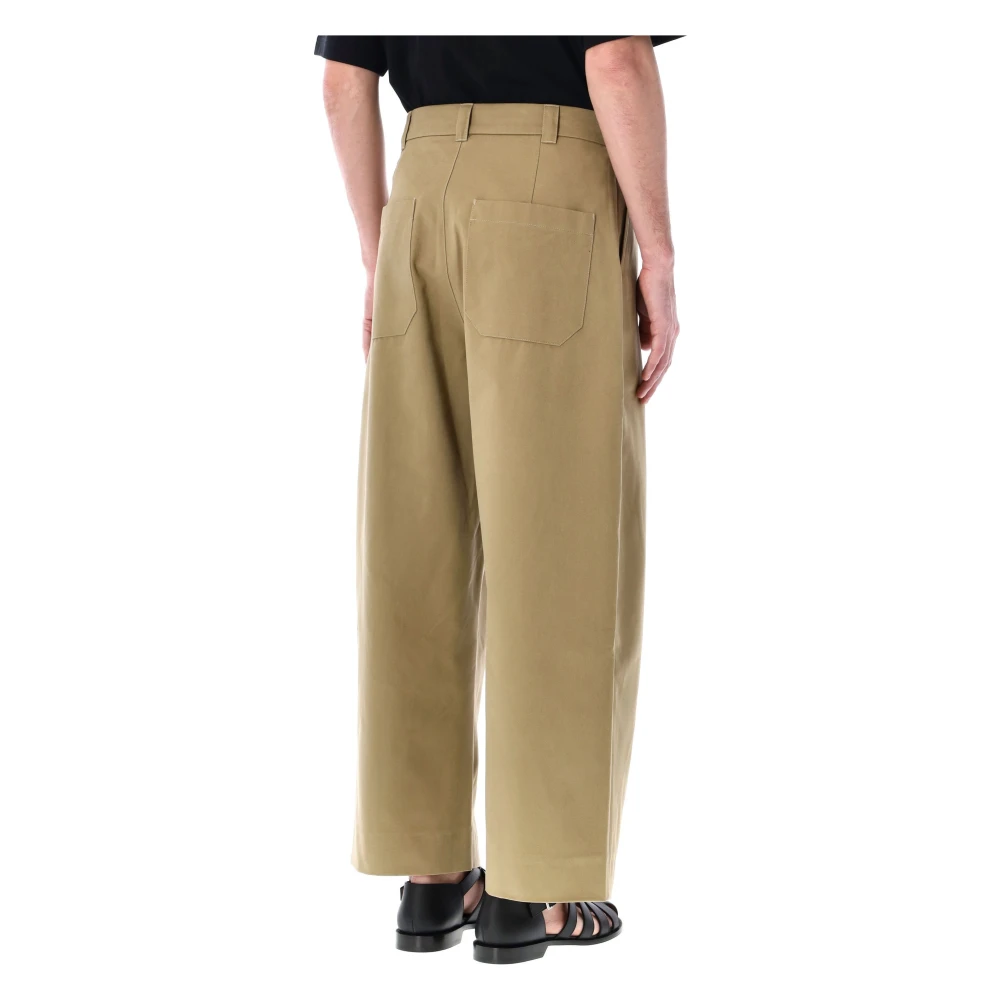 Studio Nicholson Trousers Beige Heren