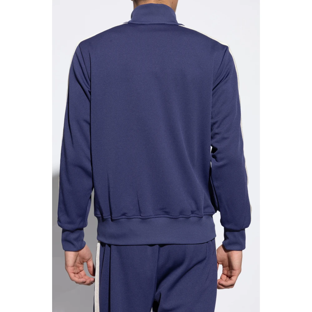 Palm Angels Sweatshirt met logo Purple Heren