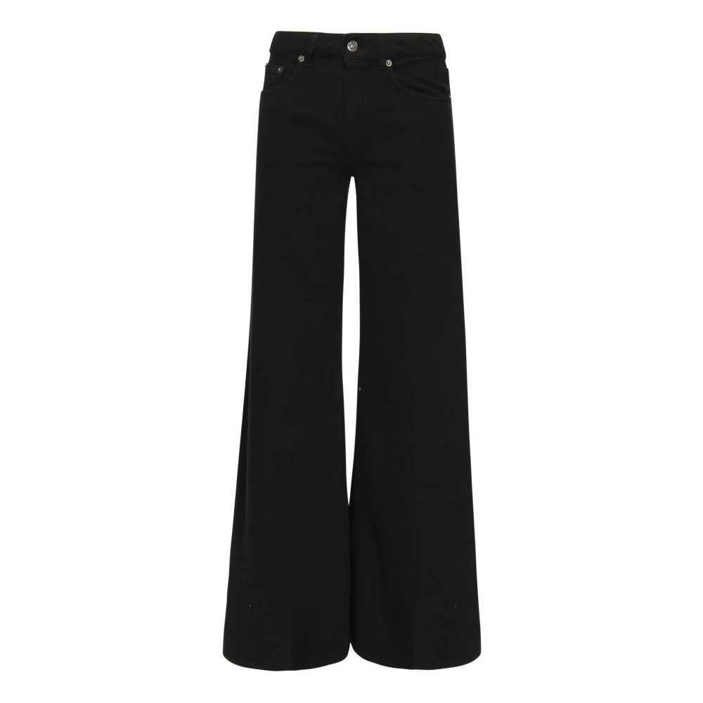 Dondup Donna Nero Jeans, W28, New,