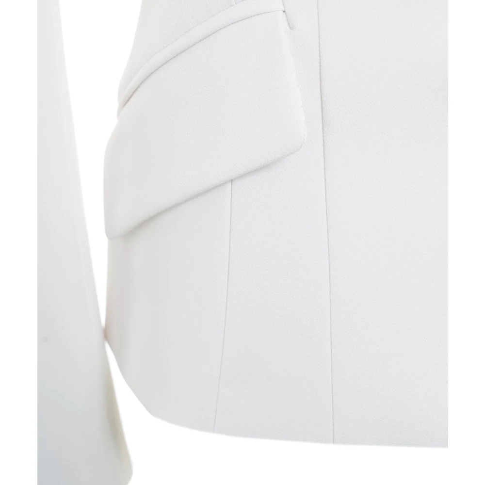Elisabetta Franchi Witte Blazer voor Dames White Dames