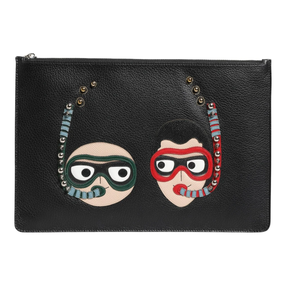 Dolce & Gabbana Men's Black Bags, One Size, Pouch Bag