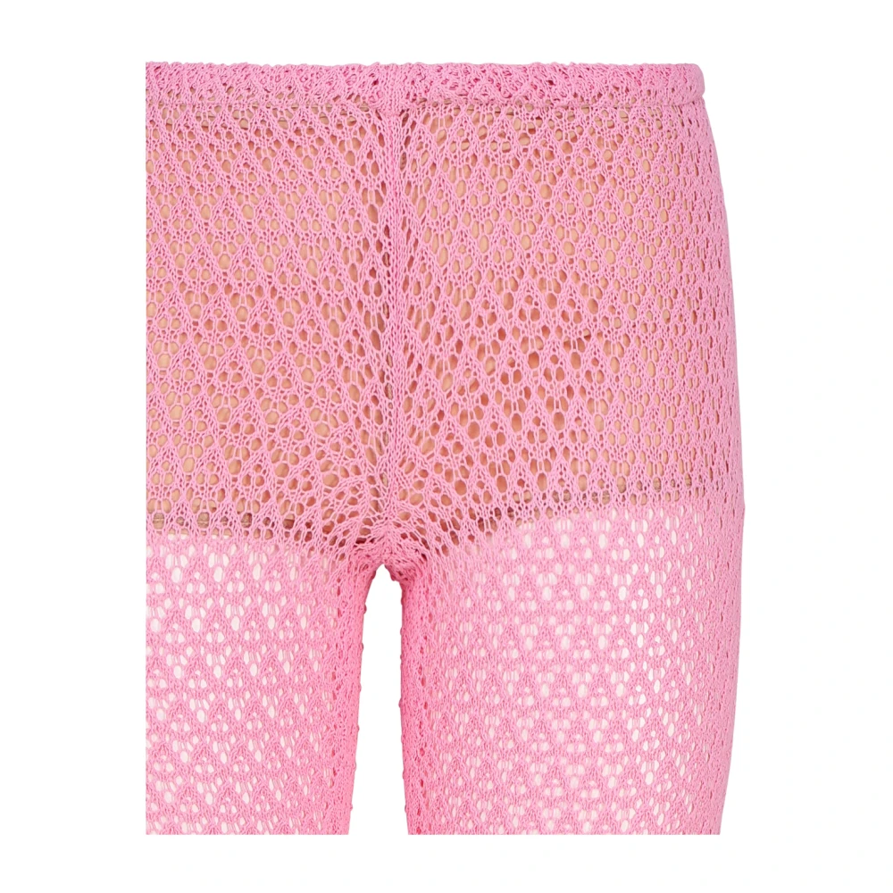 Blumarine Wide Trousers Pink Dames