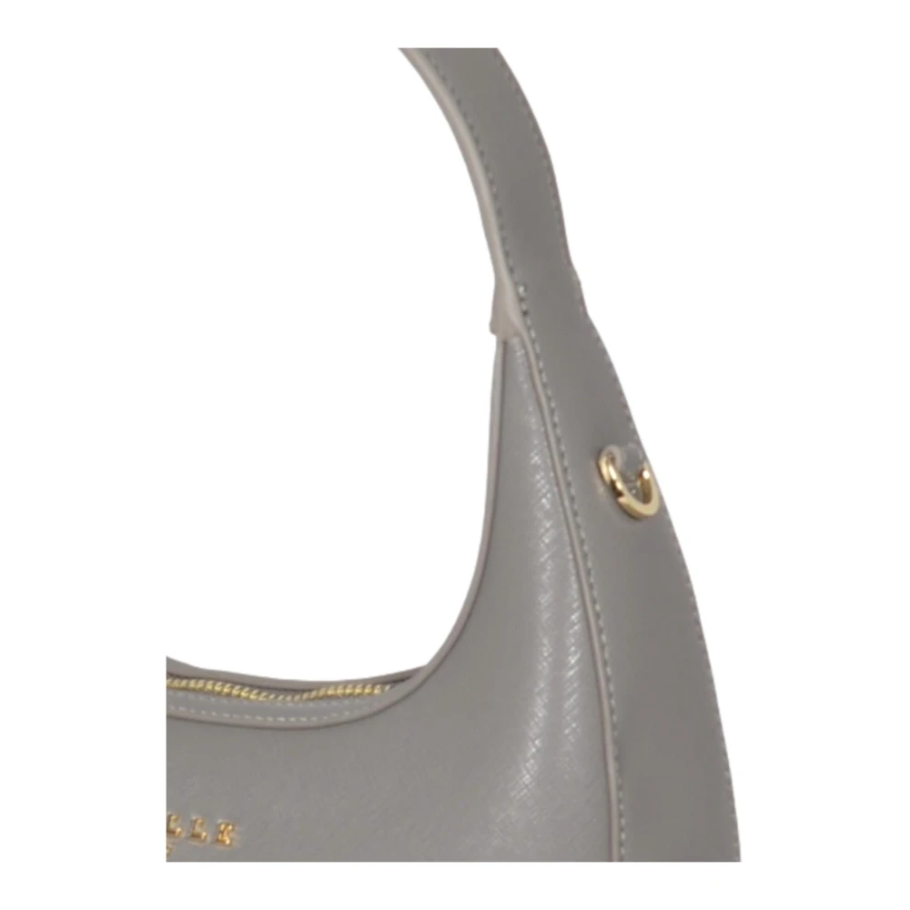 Gaëlle Paris Grijze Reg Hobo Tas Eco Saffiano Gray Dames