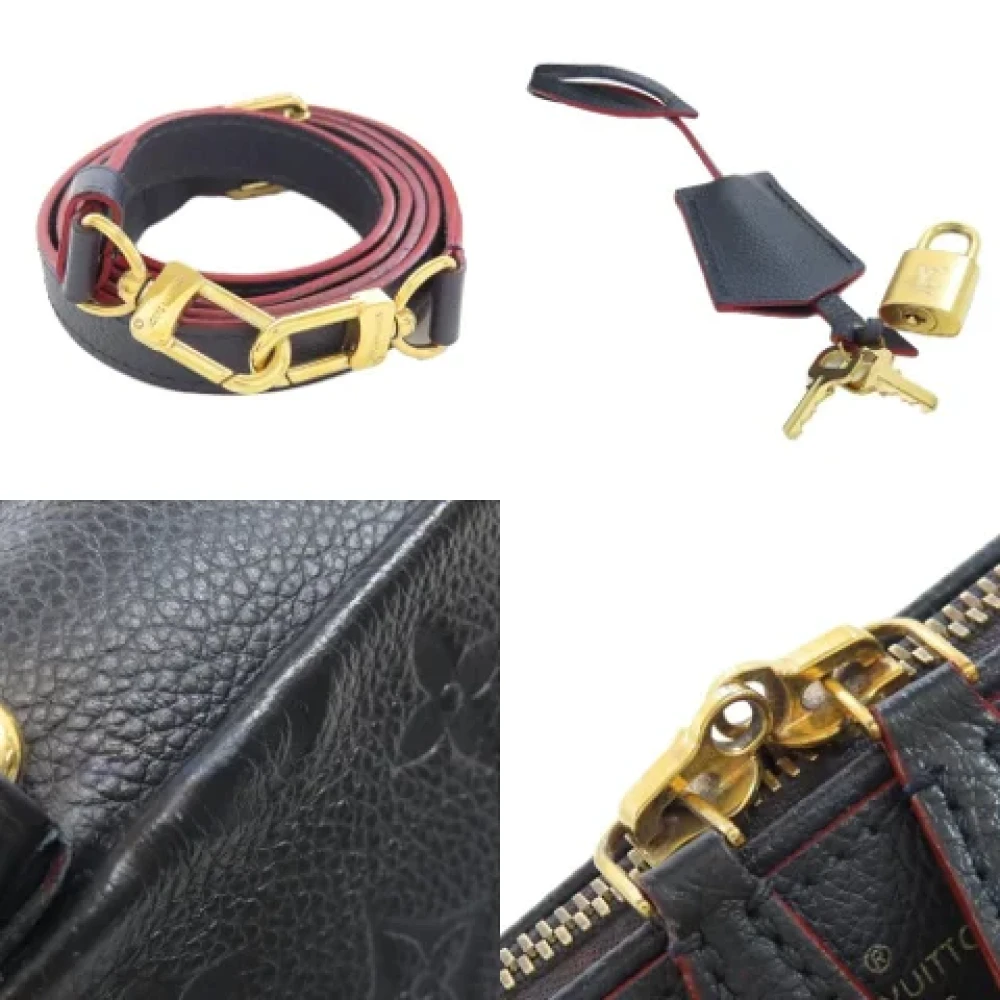 Louis Vuitton Vintage Pre-owned Leather travel-bags Blue Dames