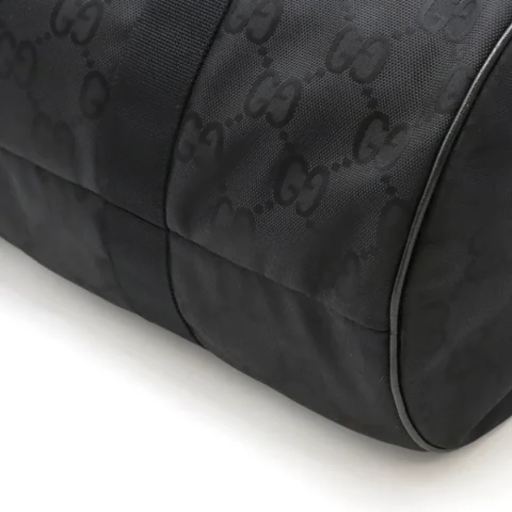 Gucci Vintage Pre-owned Canvas travel-bags Black Dames