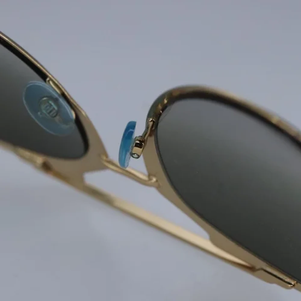 Dior Vintage Pre-owned Plastic sunglasses Yellow Dames
