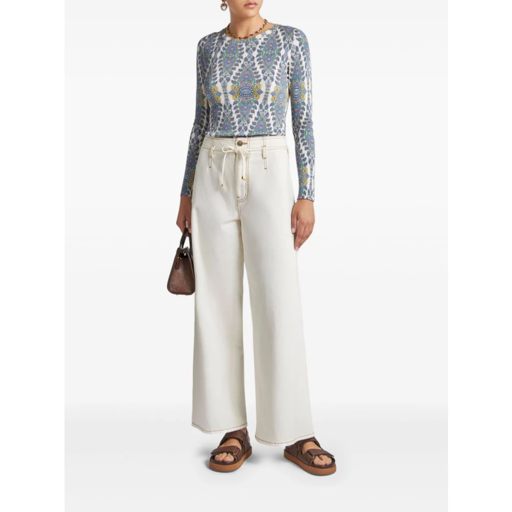 ETRO Witte Jeans voor een stijlvolle look White Dames