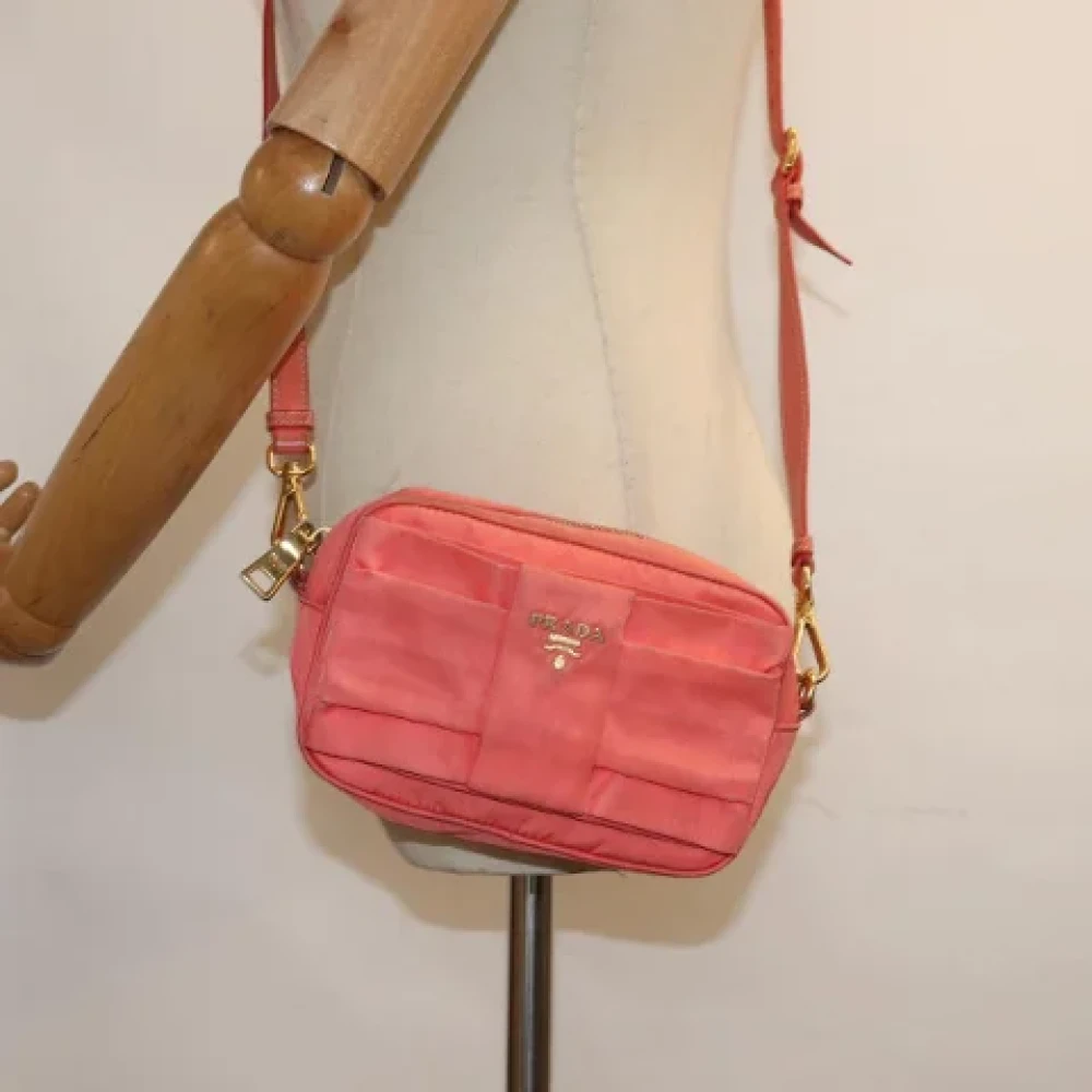 Prada Vintage Pre-owned Fabric prada-bags Orange Dames