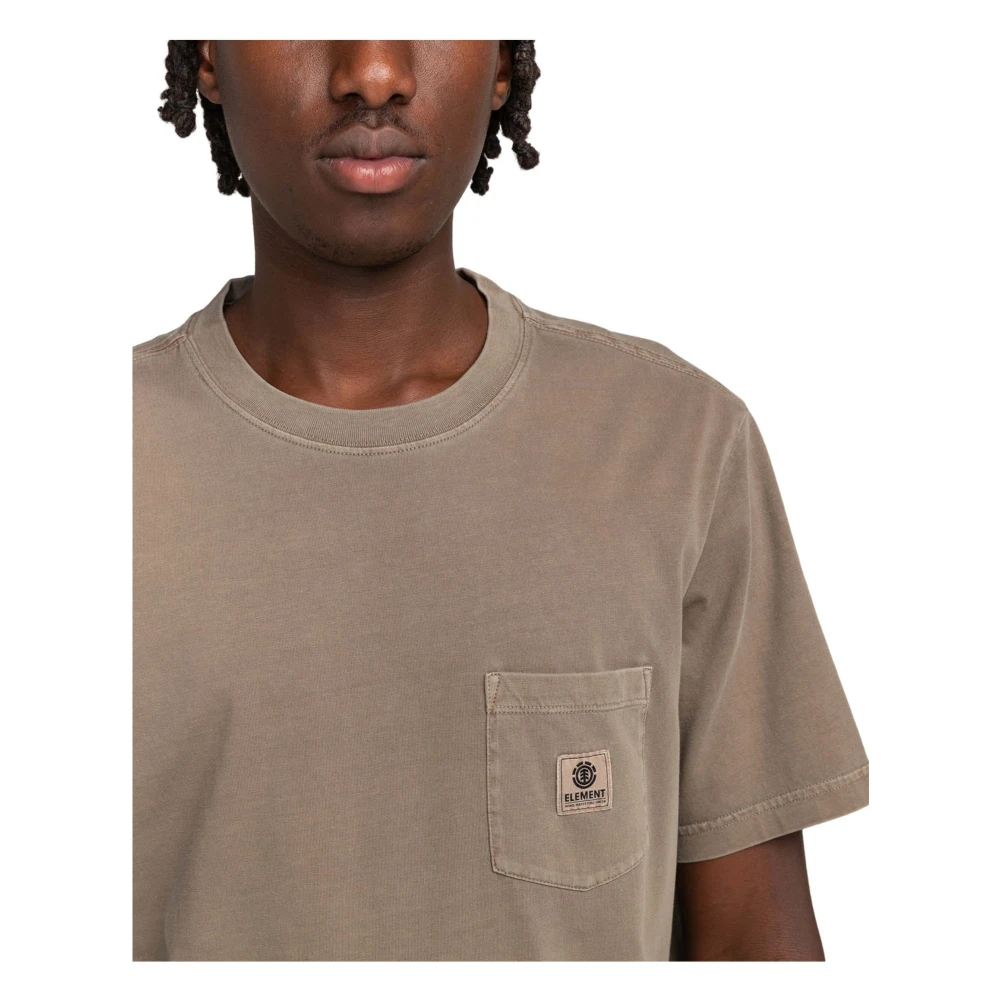 Element Basis Zak T-shirt Brown Heren