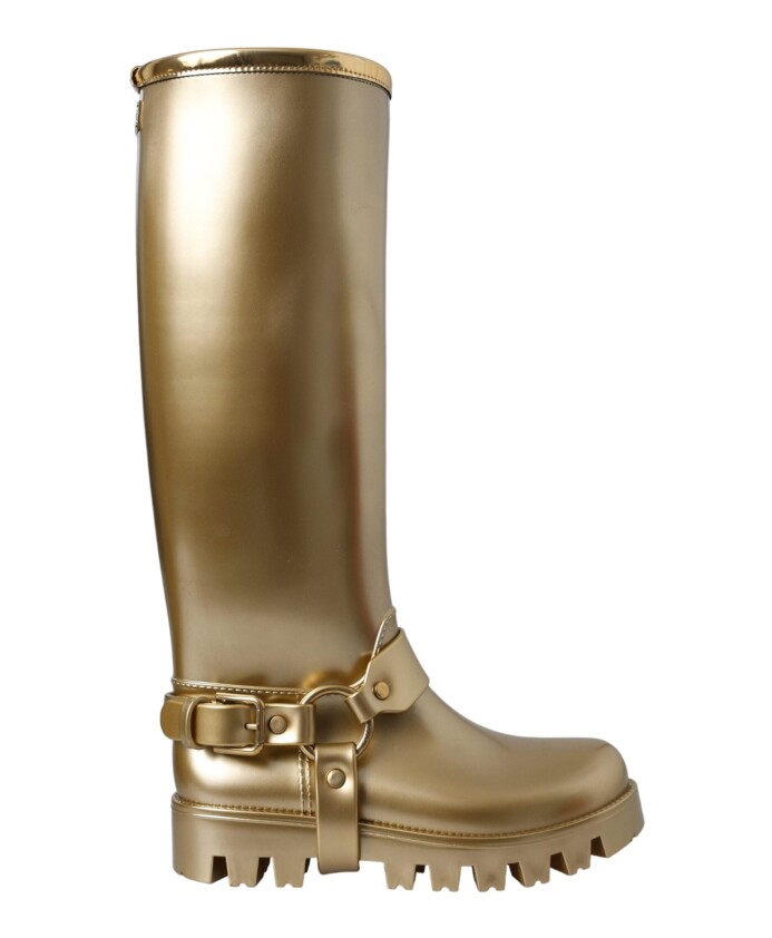 gouden-pvc-regenlaarzen
