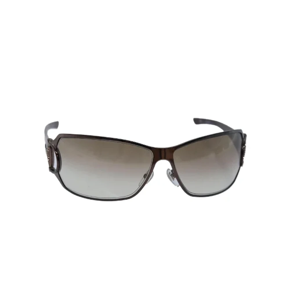 Gucci Vintage Pre-owned Plastic sunglasses Brown Dames