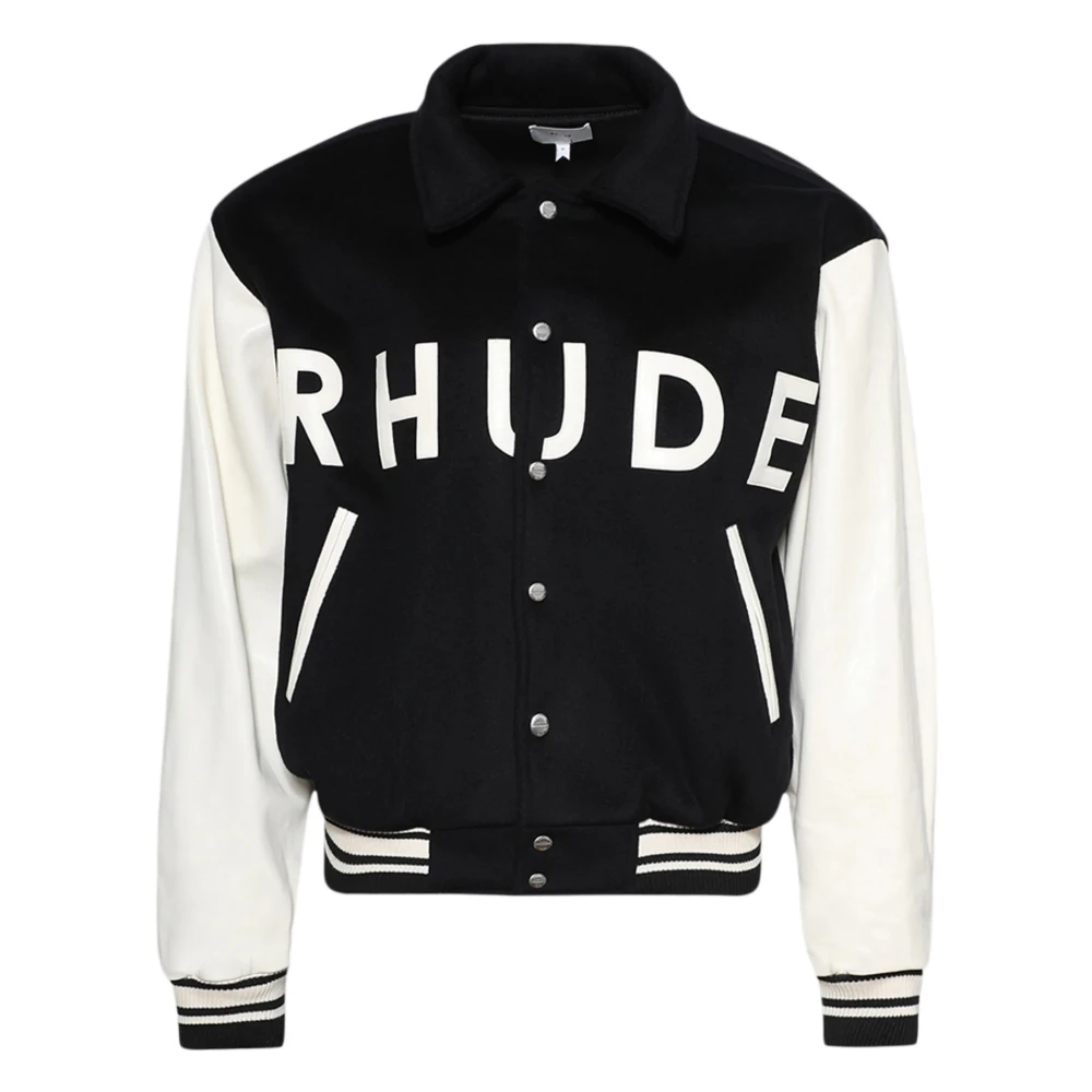 Rhude College Bomberjack Black Heren