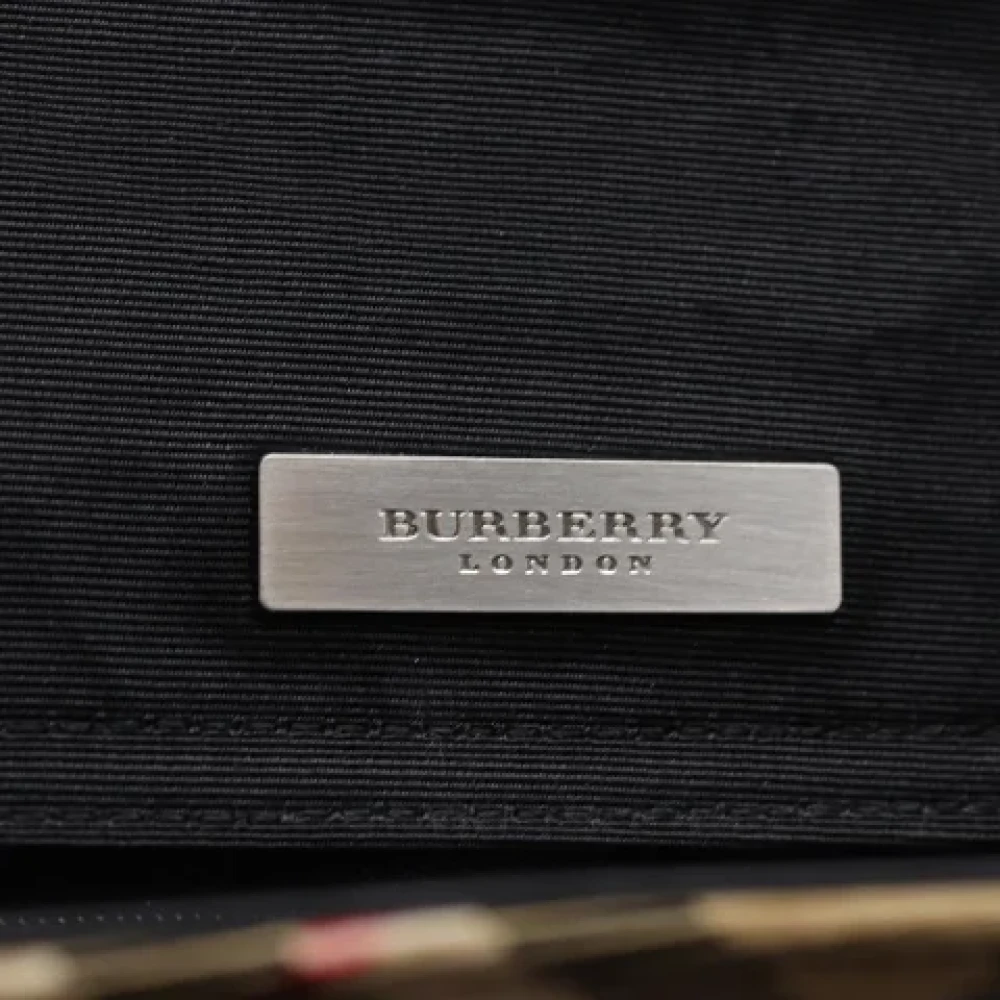 Burberry Vintage Pre-owned Fabric handbags Black Dames