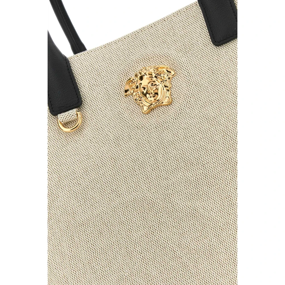 Versace La Medusa Canvas Winkelmand Beige Dames