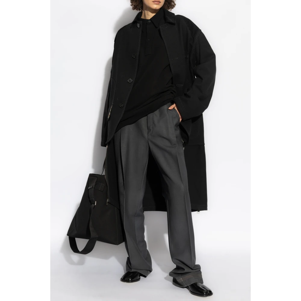 Maison Margiela Katoenen polo Black Dames