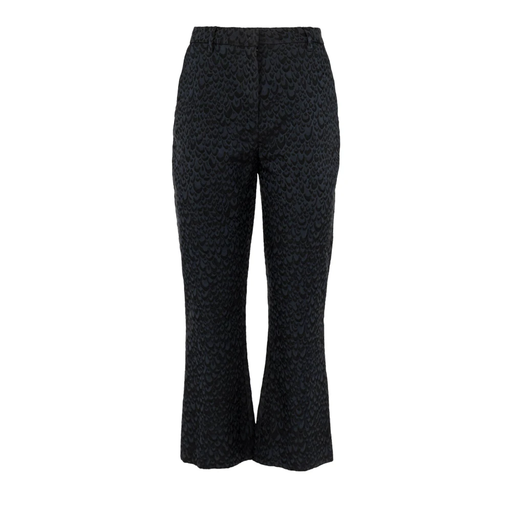 Manila Grace Elegante Damesbroek Blauw Nacht Blue Dames