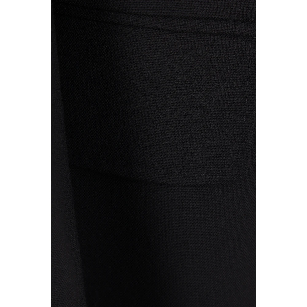 Our Legacy Dubbelbreasted wollen jas Black Heren