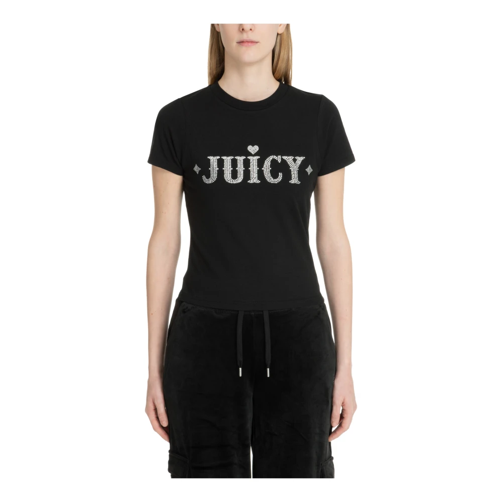 Juicy Couture Rodeo Ryder T-shirt Black Dames