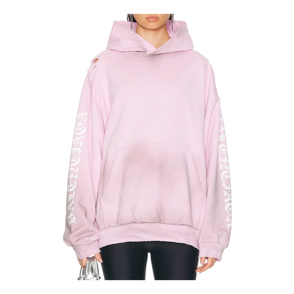 Balenciaga Roze Hoodie Damesmode Pink Dames