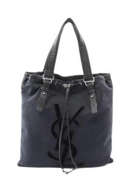 Pre-owned rive gauche Canvas Leather Tote Bag