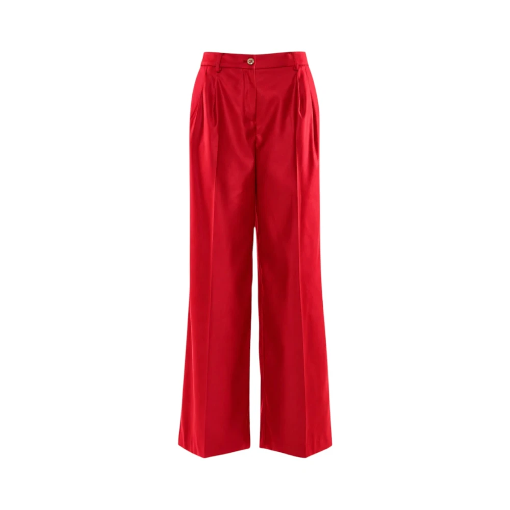 Nenette Donna Rosso Pantaloni, Xs, New,