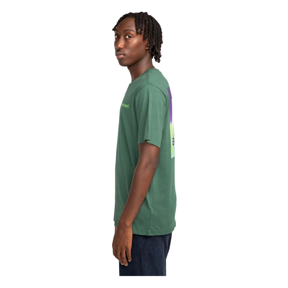 Element Joint Swirl T-shirt Green Heren