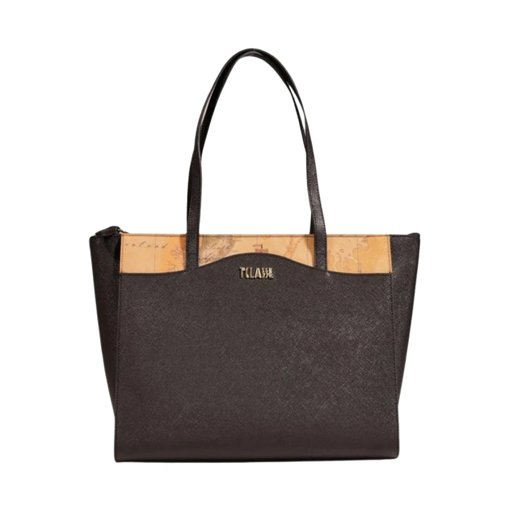 Alviero Martini 1a Classe Handtas van gemengde stof met polyethyleen Black Dames