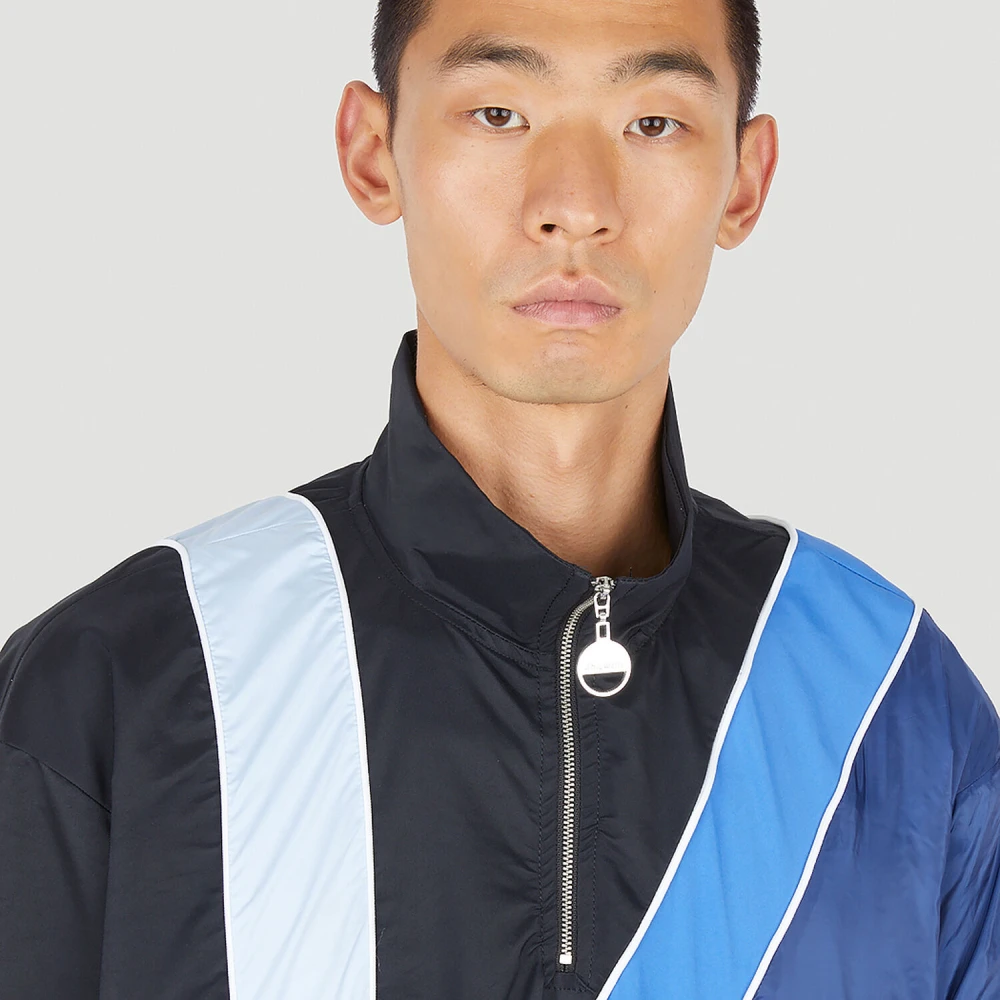 Ahluwalia Moderne Mannen Kike Track Sweatshirt Blue Heren