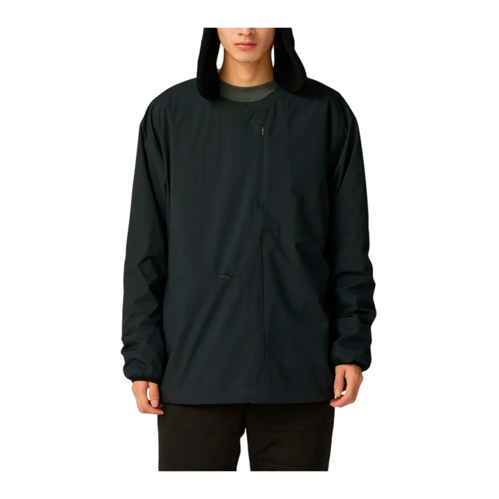 Snow Peak Black Sweatshirts, Male, L, Octa Nomad Pullover