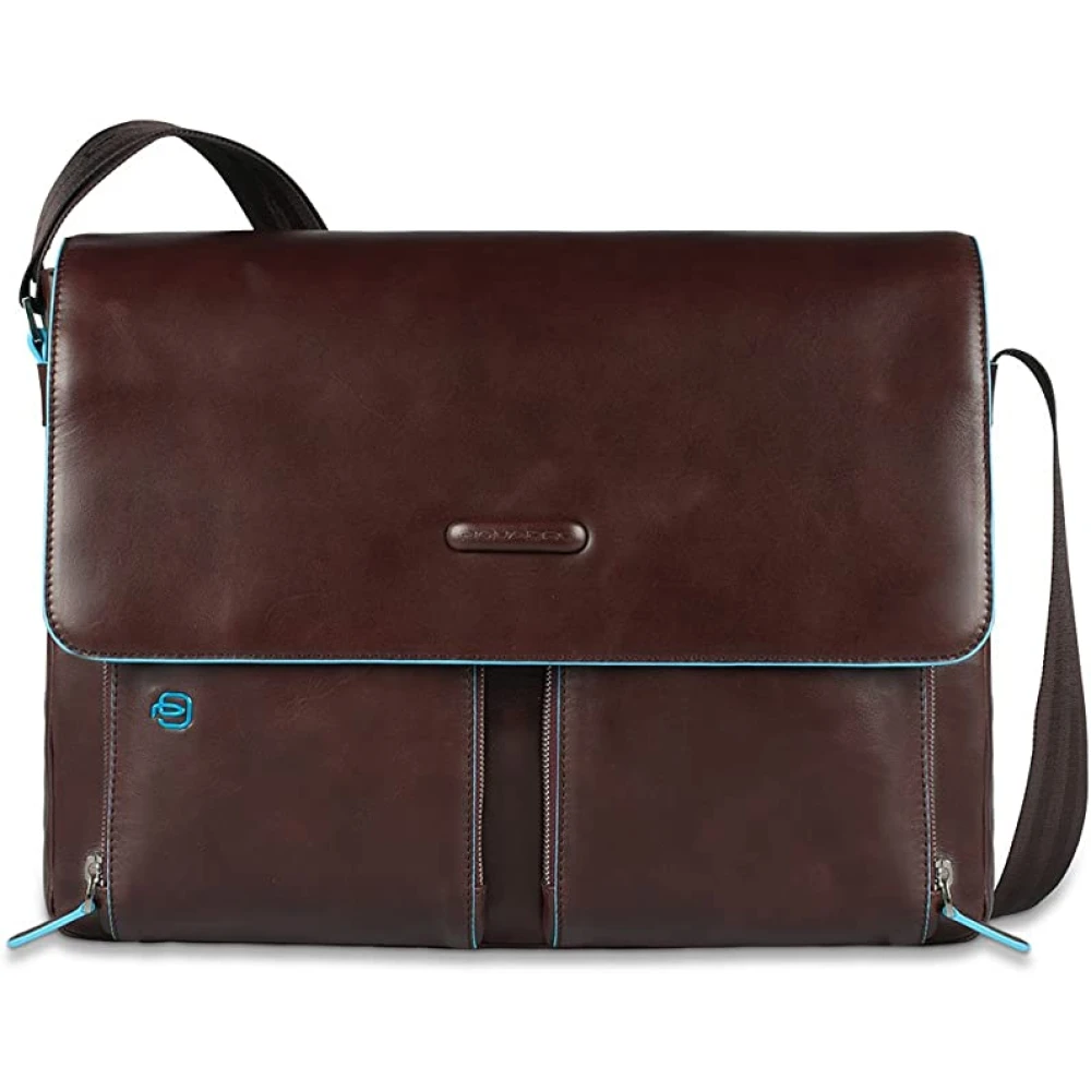 Piquadro Men's Brown Stylish Leather Shoulder Bag