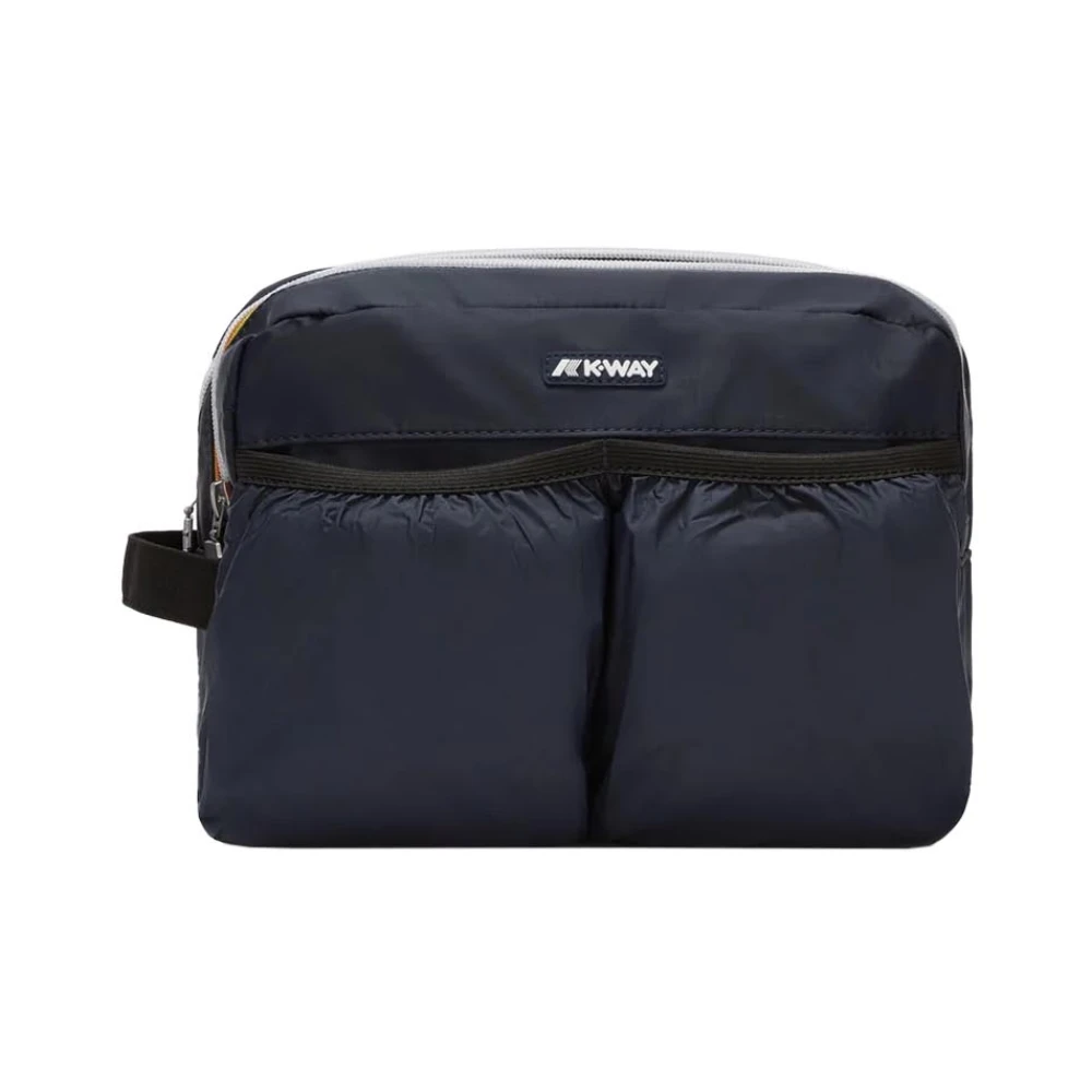 K-Way Men's Blue Toilet Bags, One Size, Albas Beauty Case