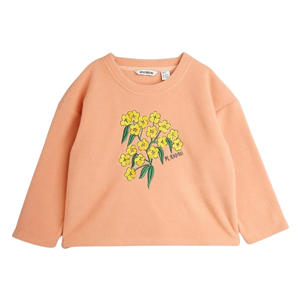 Mini Rodini Women's Pink Alpine Flowers Long Sleeve T-Shirt