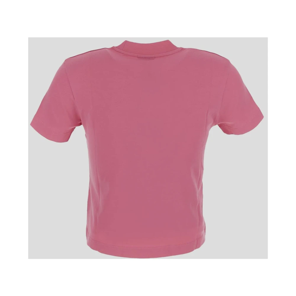 Jacquemus Katoenen Gros Grain T-shirt Pink Dames