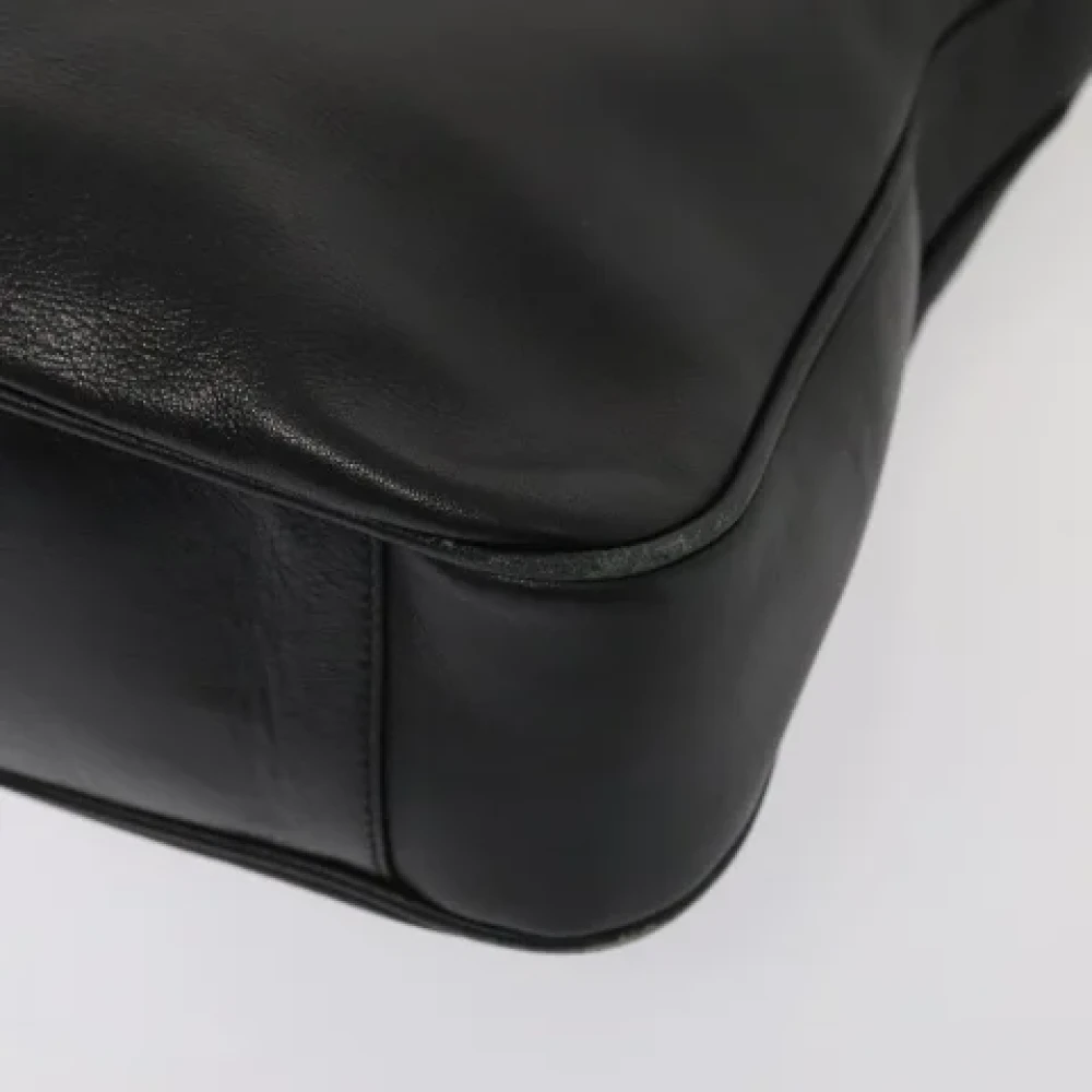 Gucci Vintage Pre-owned Leather handbags Black Dames