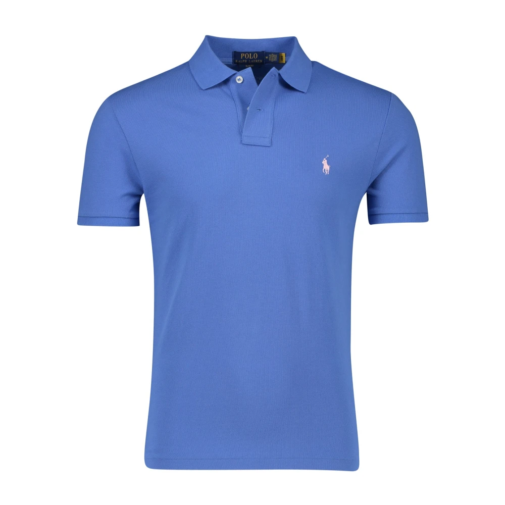 Polo Ralph Lauren Blauwe poloshirt met korte mouwen Blue Heren
