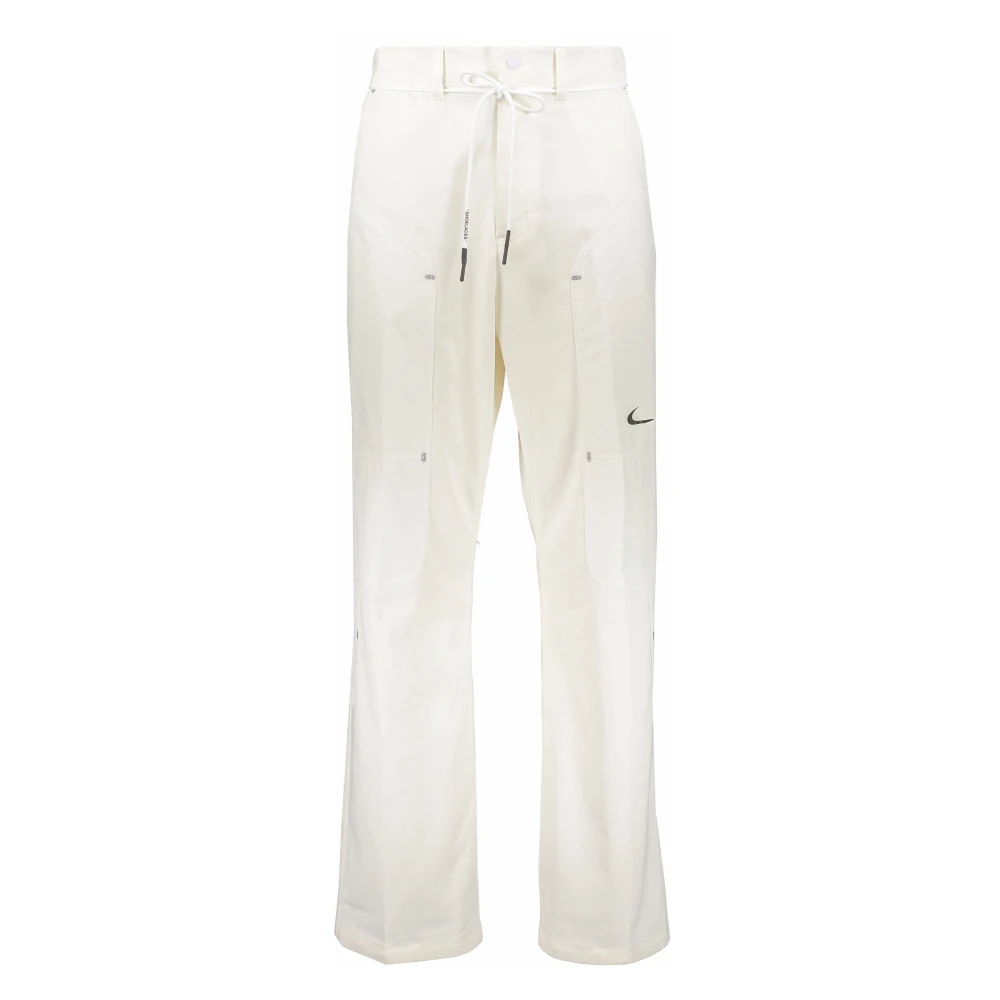 Off White Stijlvolle Techno Fabric Track Pants White Heren