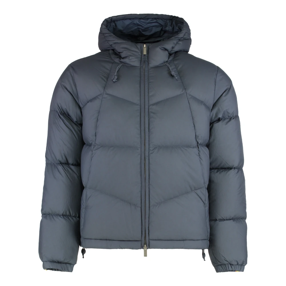 K-Way Men's Gray Down Jackets, L, Quill Thermo Light Ripstop