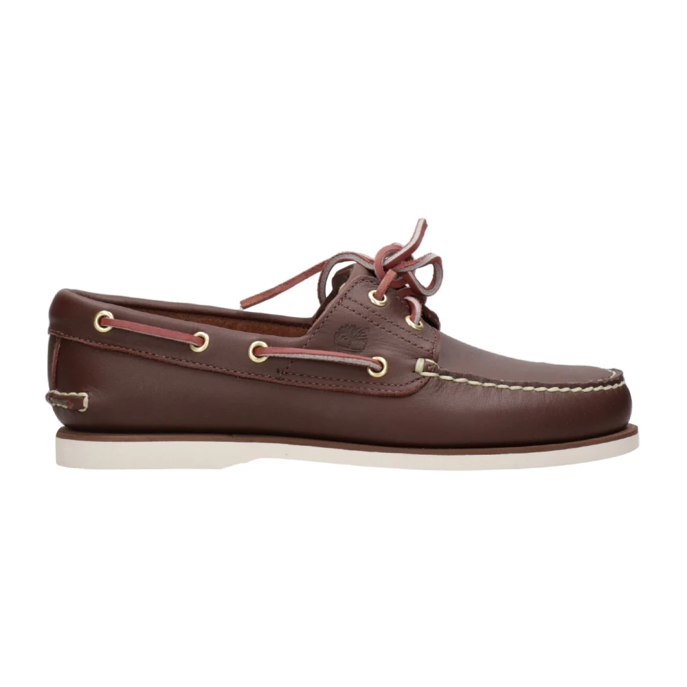 Timberland Men's Brown Boat Shoes, 7 1/2 Uk, Leather Casual Shoes