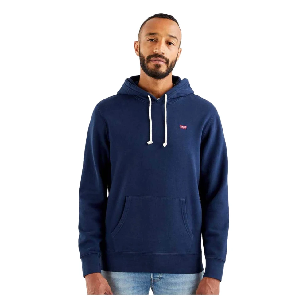 Felpa Levis 34581 New Original Hoodie-0009 Dress E Uomo Blu Extra Grande - Immagine 4