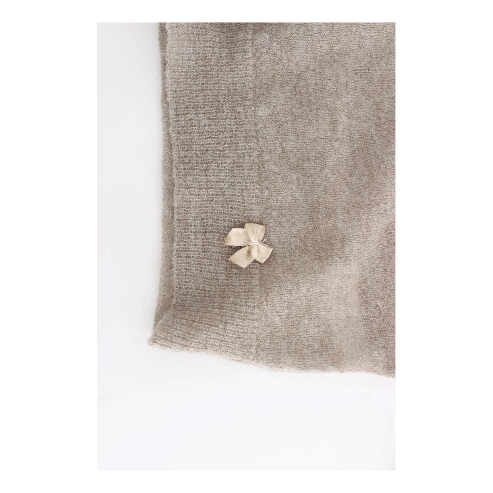 Ermanno Scervino Beige Cropped Vest Stijlvolle Elegantie Beige Dames