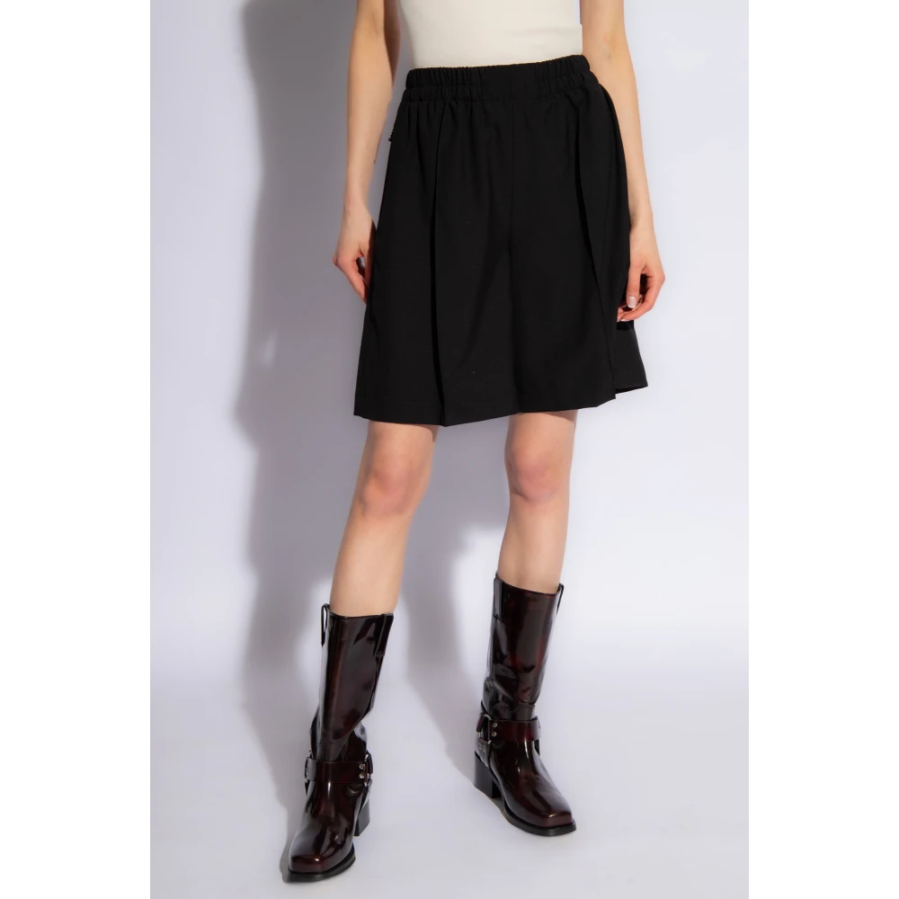 Halfboy Plooi-front broek Black Dames