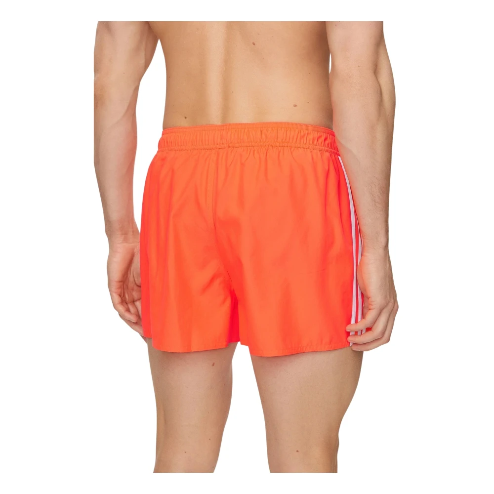 Adidas Rode Zwemshorts 3 Strepen Clx Red Heren