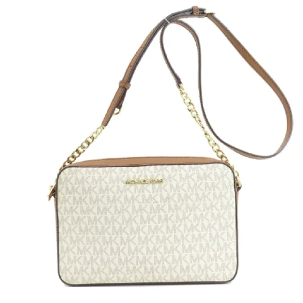 Michael Kors Pre-owned Plastic shoulder-bags Beige Dames