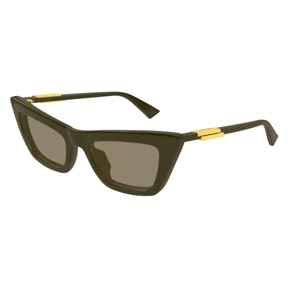 Bottega Veneta Unisex Green Sunglasses, 53 Mm, Cat Eye Sunglasses