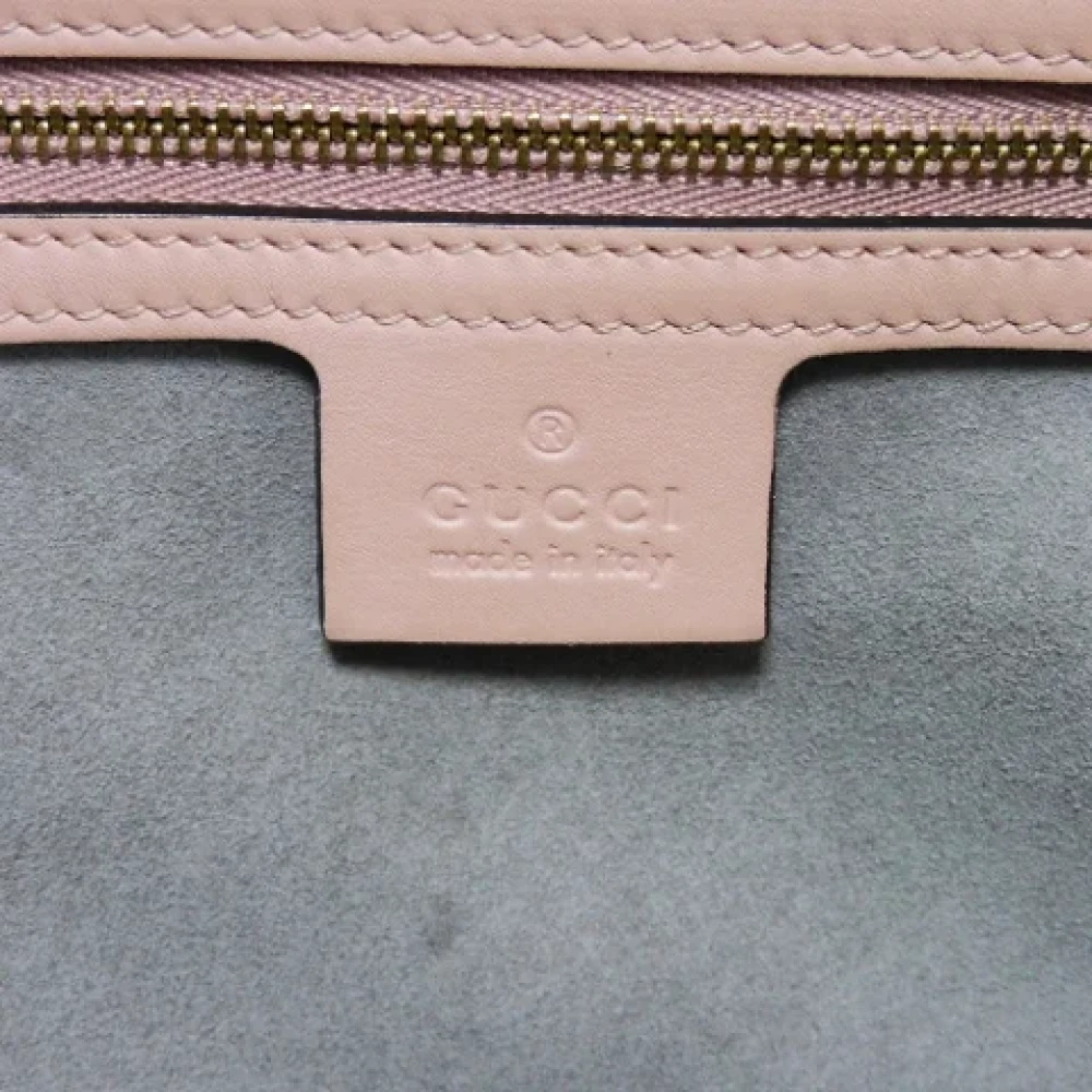 Gucci Vintage Pre-owned Leather gucci-bags Pink Dames